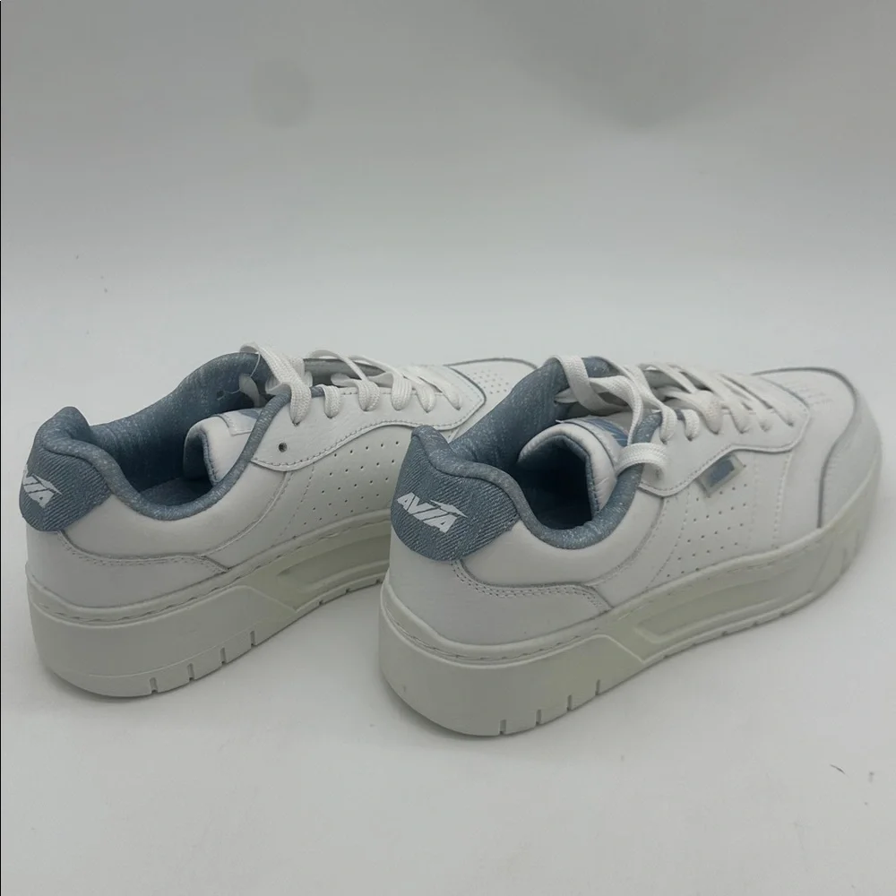 Avia Platform Court Classic Sneakers Women's 6.0 White Lace Up